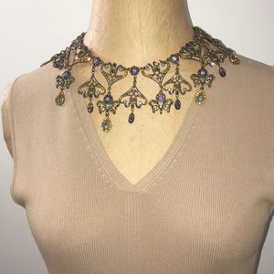 Heidi Daus Original Chandelier ChokerAntique Brass REDUCED